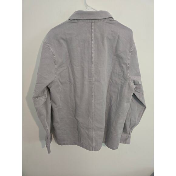 NWT Madewell Garment-Dyed Straight-Hem Work Shirt mens size M - Picture 6 of 7